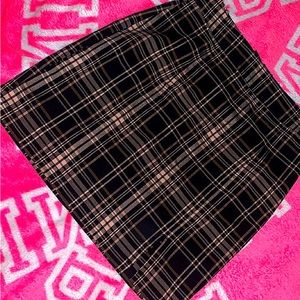 Plaid skirt